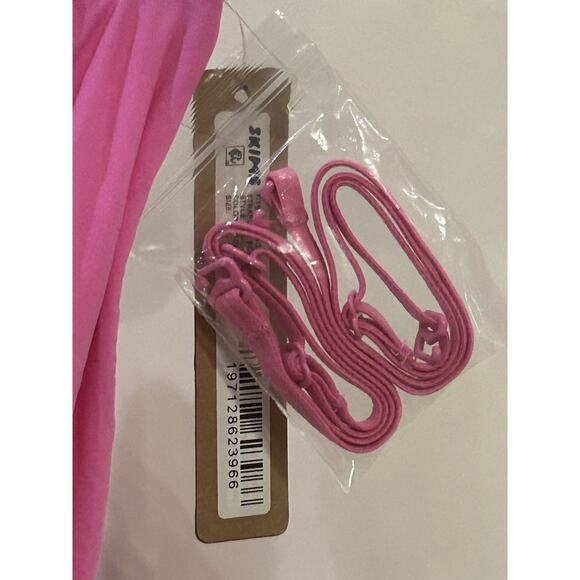 NWT SKIMS Women's Pink Thong Strapless Bodysuit Size XL - Picture 3 of 5